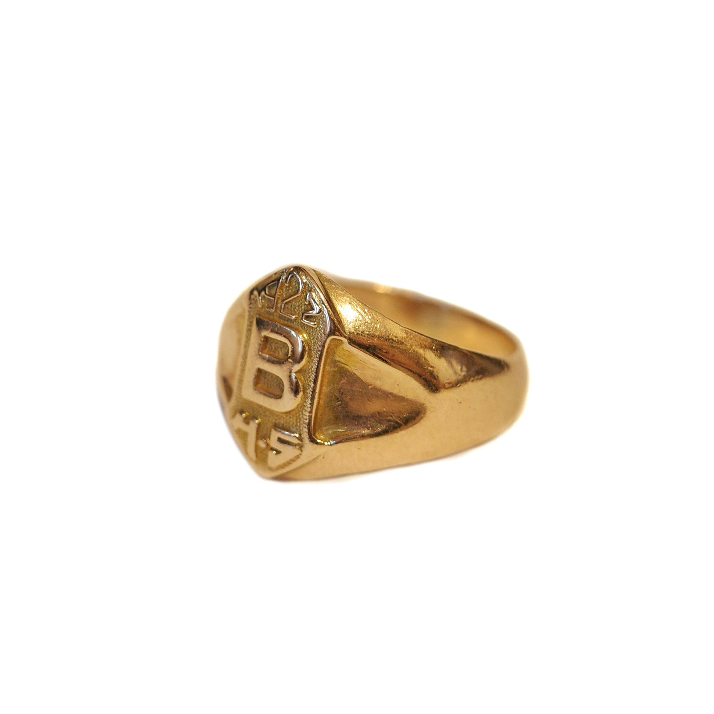 1922s - 10K Yellow Gold Class Ring (9JP)