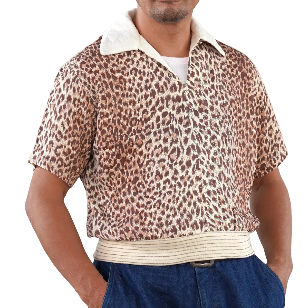 (Pre-Order) The Groovin High - 270115 Leopard Pullover Shirt (Deposit HKD100)
