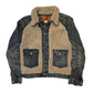 (2nd hand) RRL Fleece-Paneled Denim Jacket (Dempster Wash)