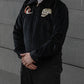The Groovin High - Lot. 250421 1950s Style Velvet Drizzler Jacket (Skull)