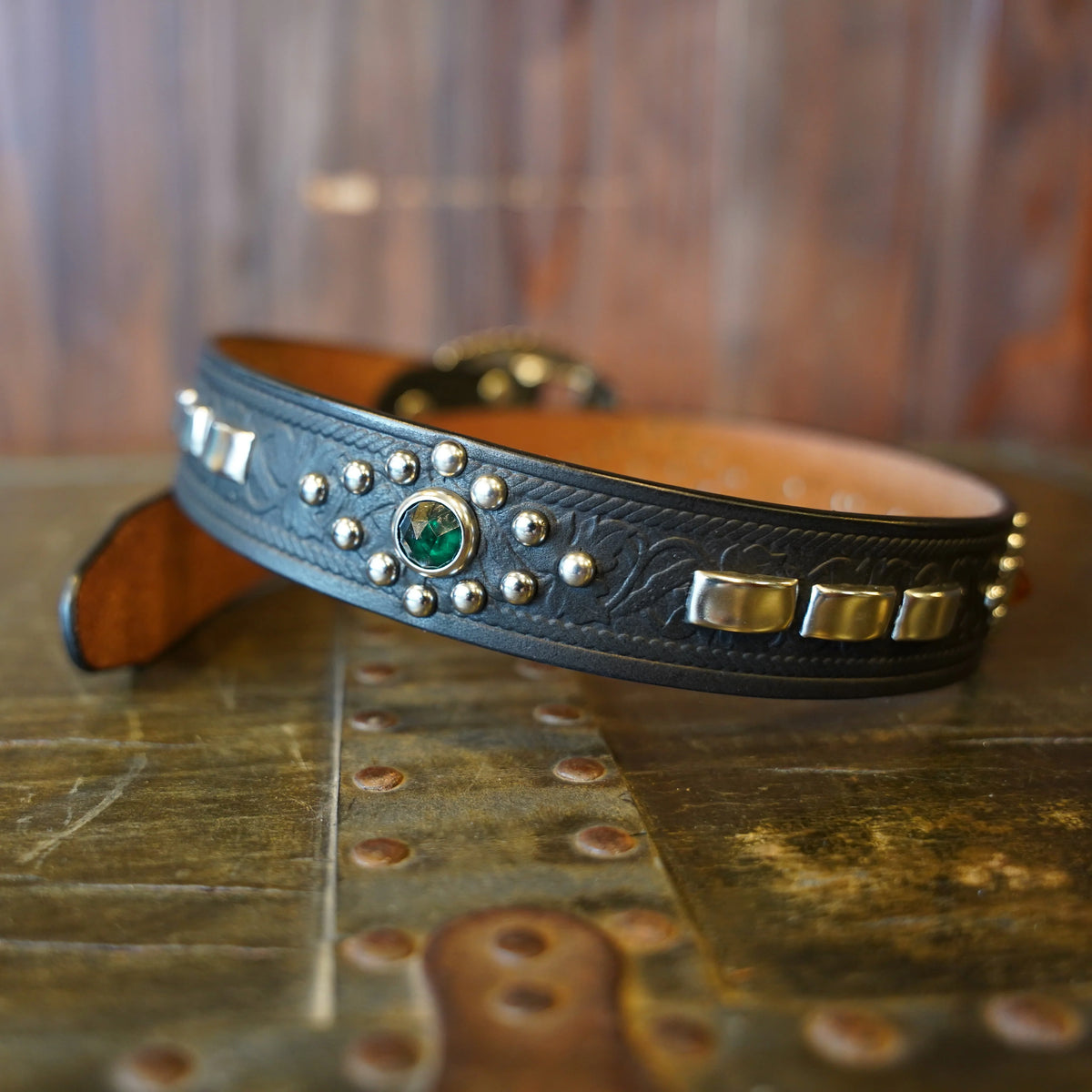 (Pre-Order) The Groovin High - 270509 35ｍｍ Studded Leather Belt (Deposit HKD100)