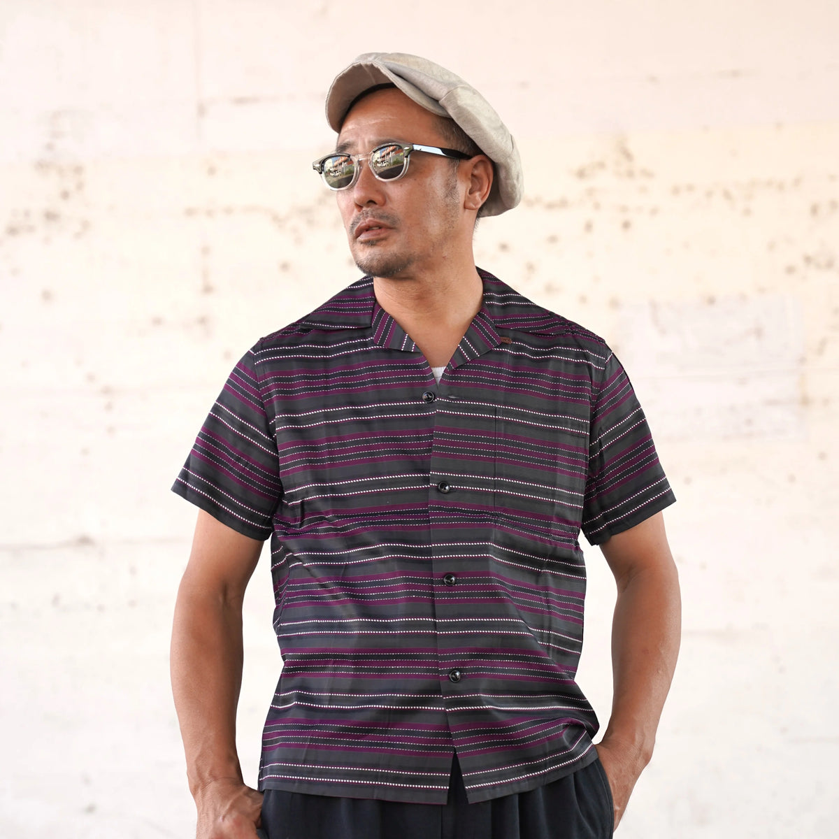 (Pre-Order) The Groovin High - 270111 Multi Stripe Rayon Shirt (Deposit HKD100)