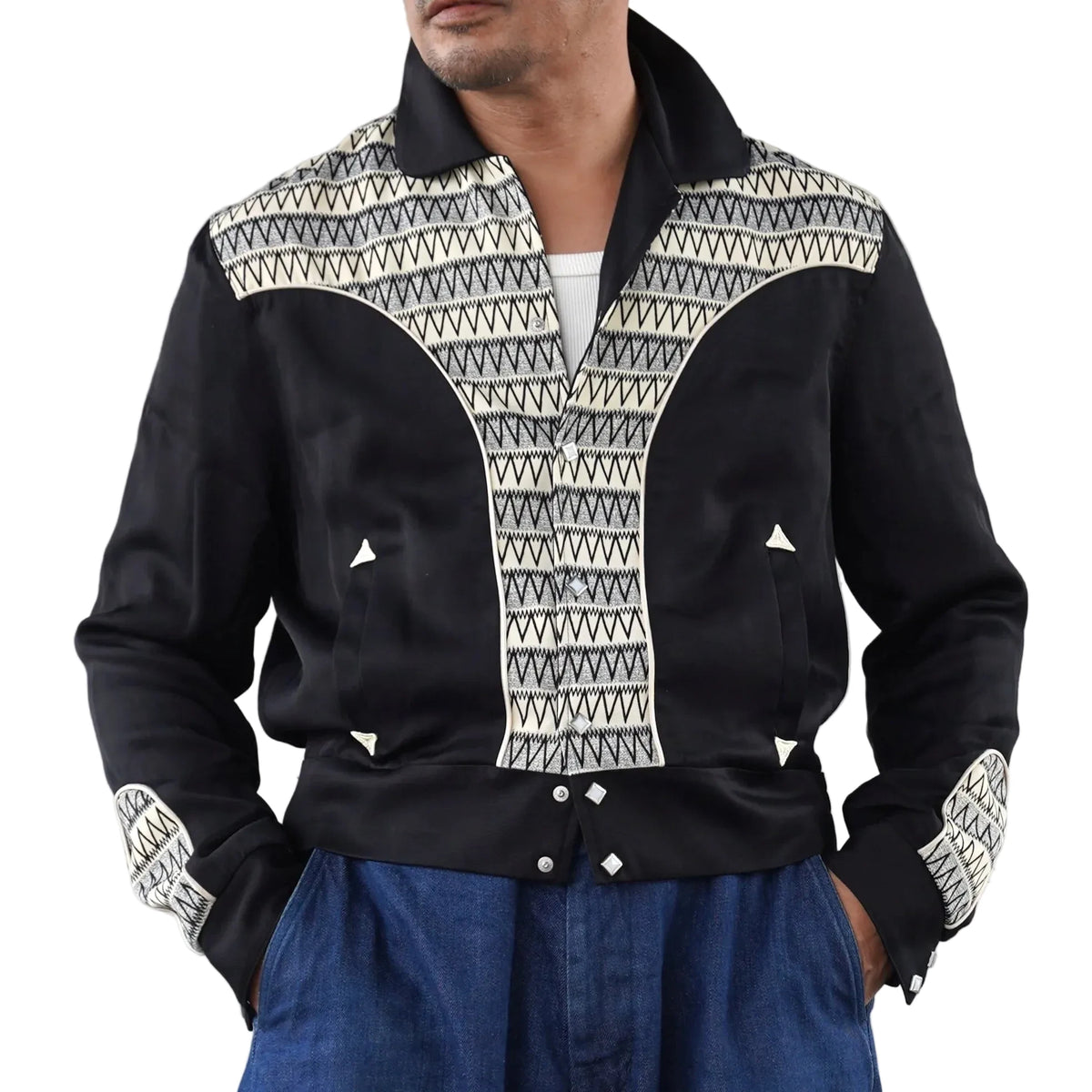 (Pre-order) The Groovin High - 270411 Atomic Pattern Western Jacket (Deposit HKD100)