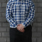 (Pre-Order/Round 2) BlackSun x THE BALD Co. x ROOM402 - Indigo Palaka Jacket (Deposit HKD300)