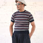 (Pre-Order) The Groovin High - 270203 Multi Border Summer Knit (Deposit HKD100)