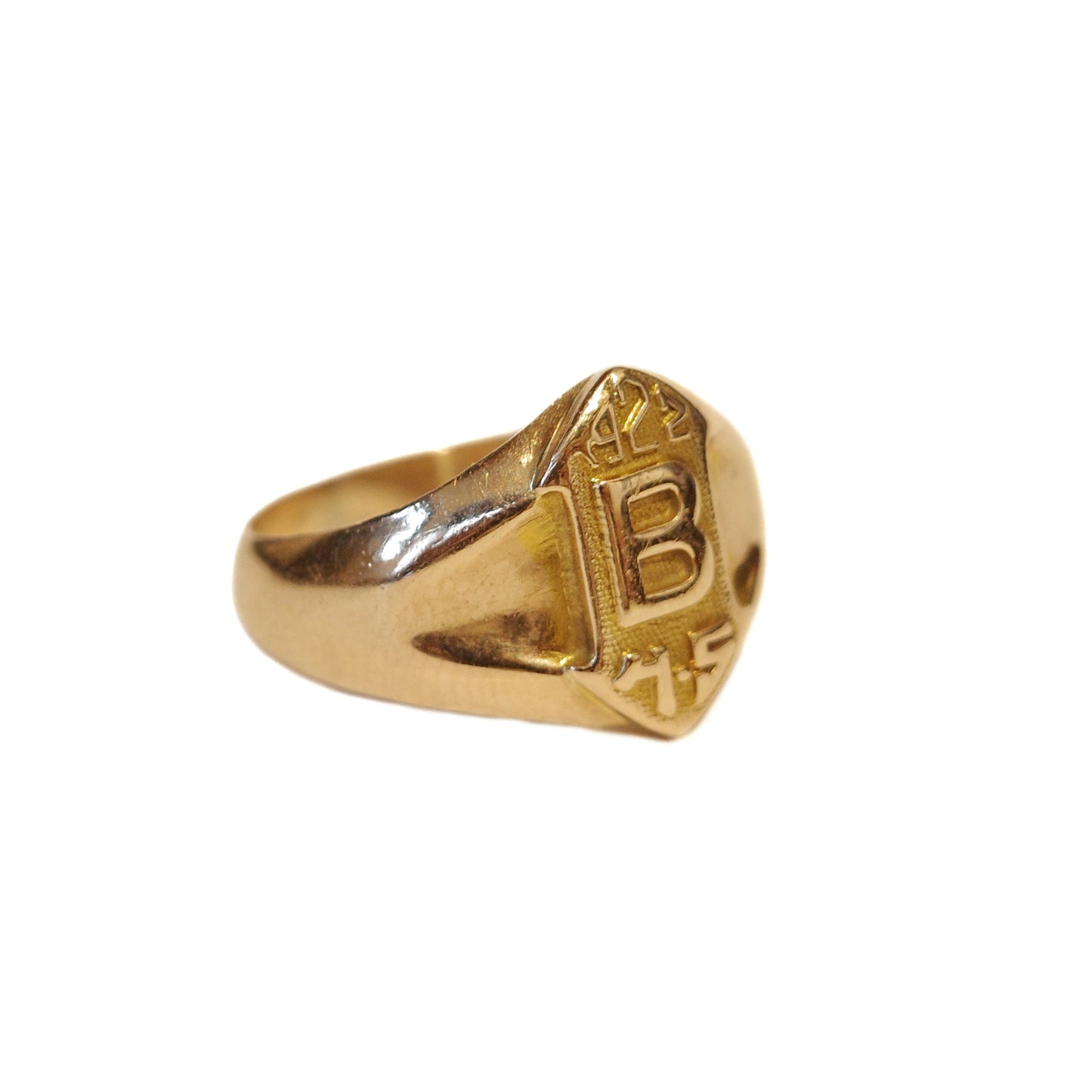 1922s - 10K Yellow Gold Class Ring (9JP)