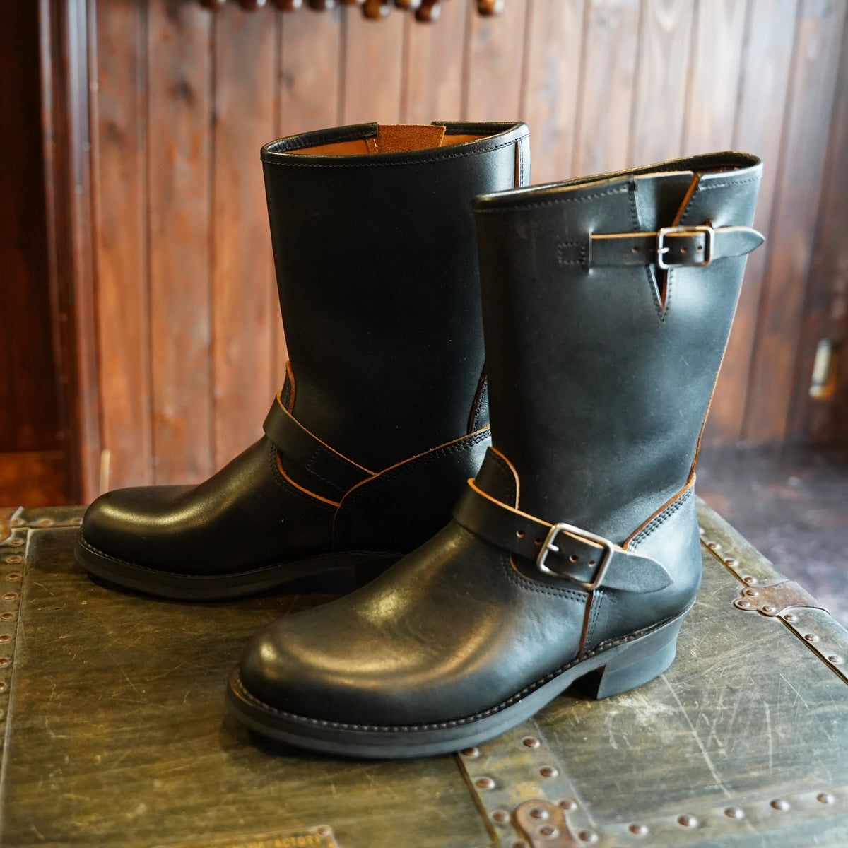 (Pre-Order) The Groovin High - 270508 Horsehide Engineer Boots (Deposit HKD100)
