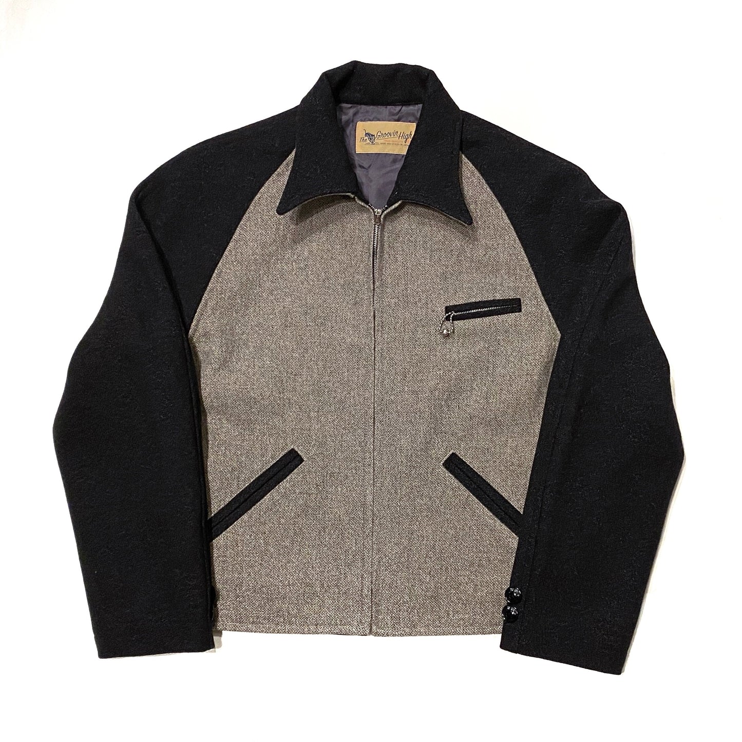The Groovin High - Lot.503 Two-tone Wool Sports Jacket (Gray)
