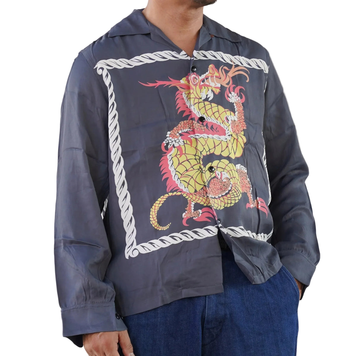 (Pre-Order) The Groovin High - 270103 Dragon Rayon Shirt (Deposit HKD100)