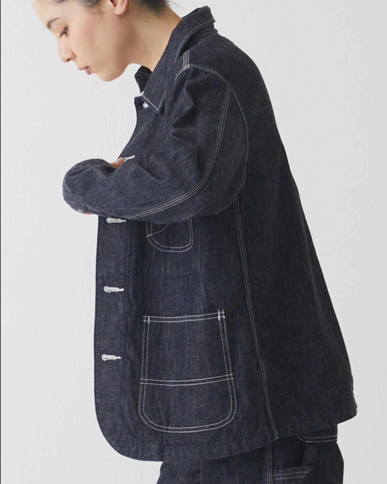 Caqu - Lot.00019-05 Denim Old Coverall (Rinse)