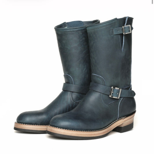 BiltBuck - Lot.444 SP Indigo HorseButt Engineer Boots