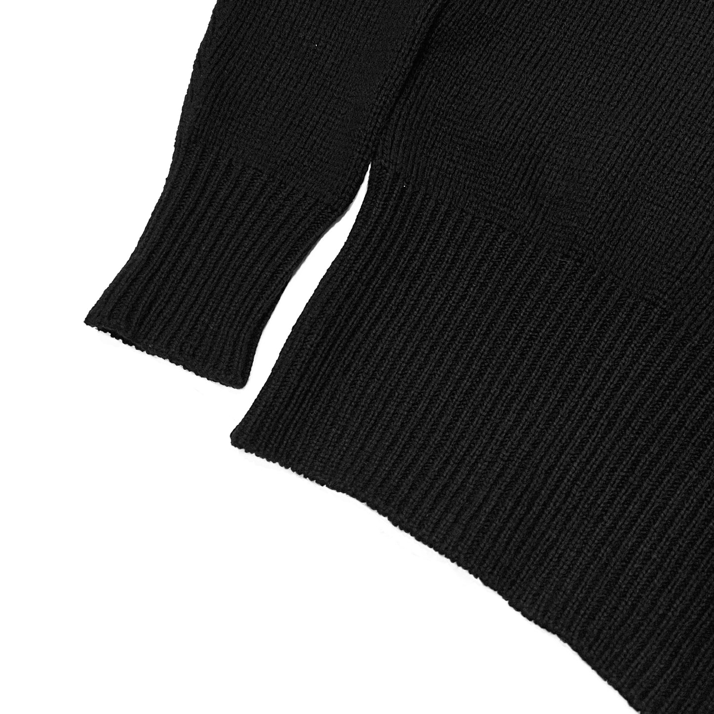 The Groovin High - Lot.240205 1940s Style Turtle-neck Knit "Black"