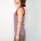 Healthknit - HR24S-L015 Border Tank Top (Red)