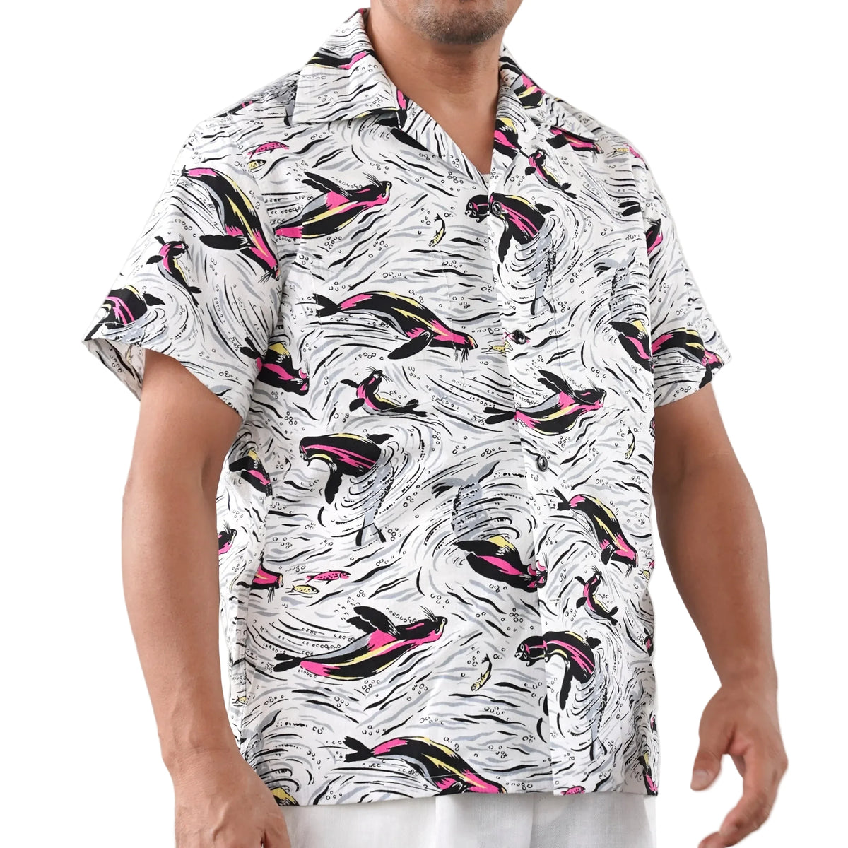(Pre-Order) The Groovin High - 270113 Seersucker Seal Rayon Shirt (Deposit HKD100)