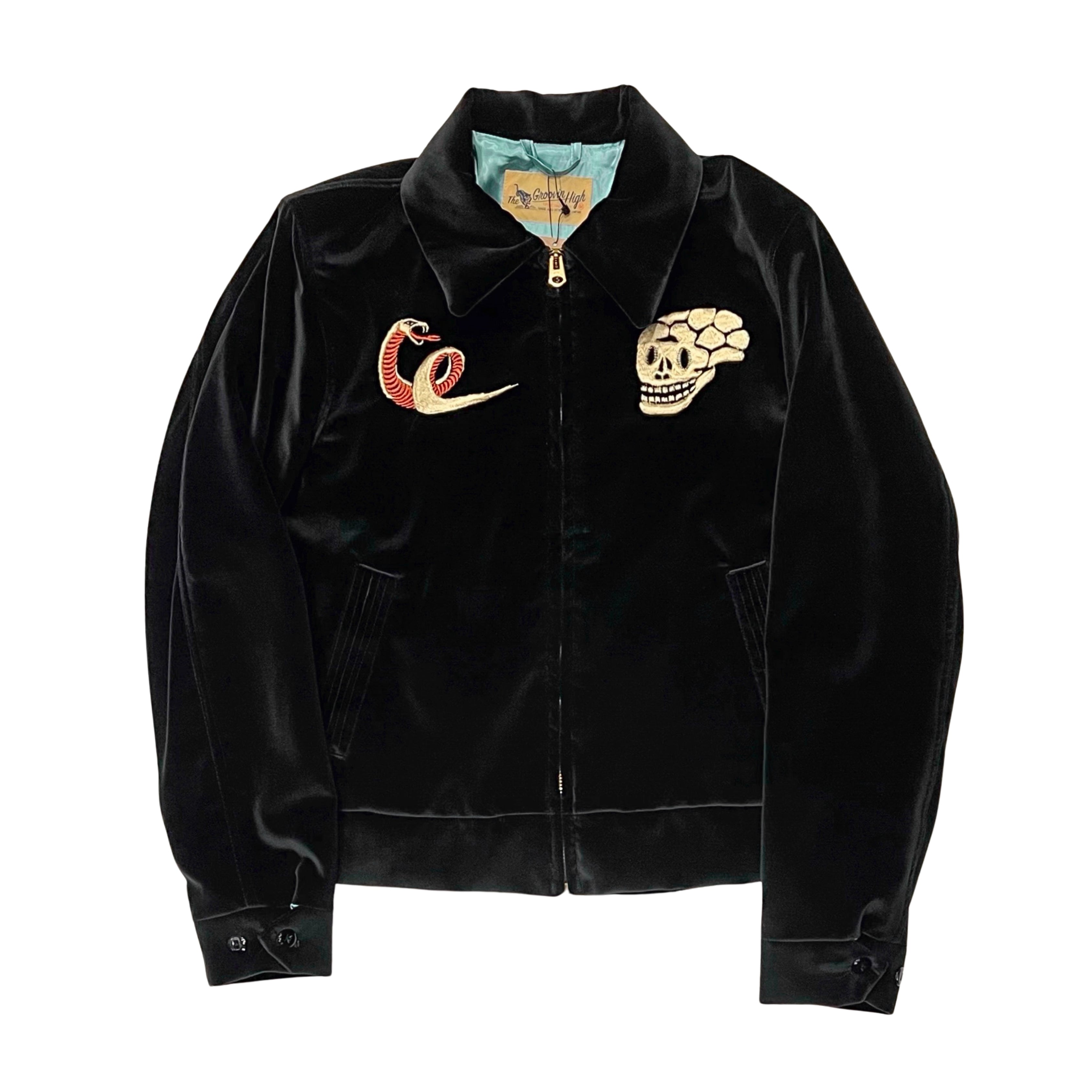 ジャケット・アウター The GROOVIN HIGH 40s WoolGaba Zip-up JKT Groovin High – BlackSun