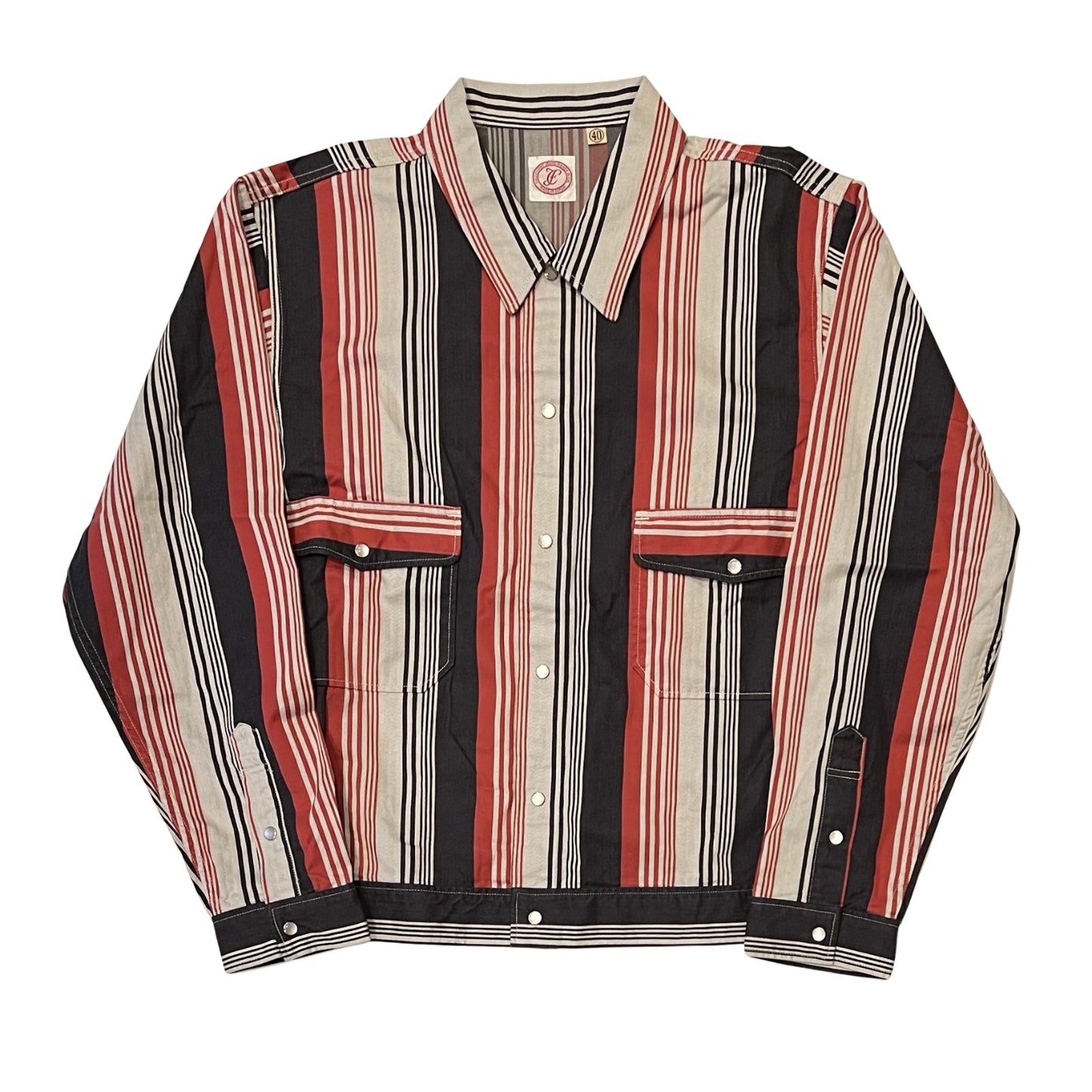 (2nd hand) Full Count Hollywood Dude Multi Stripe Jacket