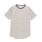 Healthknit - Lot.53005 Basic Border Crew Neck T-Shirt “Natural / Black”